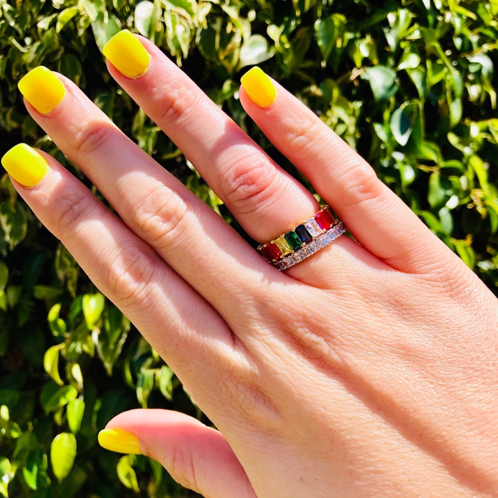 🌈💎✨RAINBOW RING✨💎🌈 - Picture 2 of 2